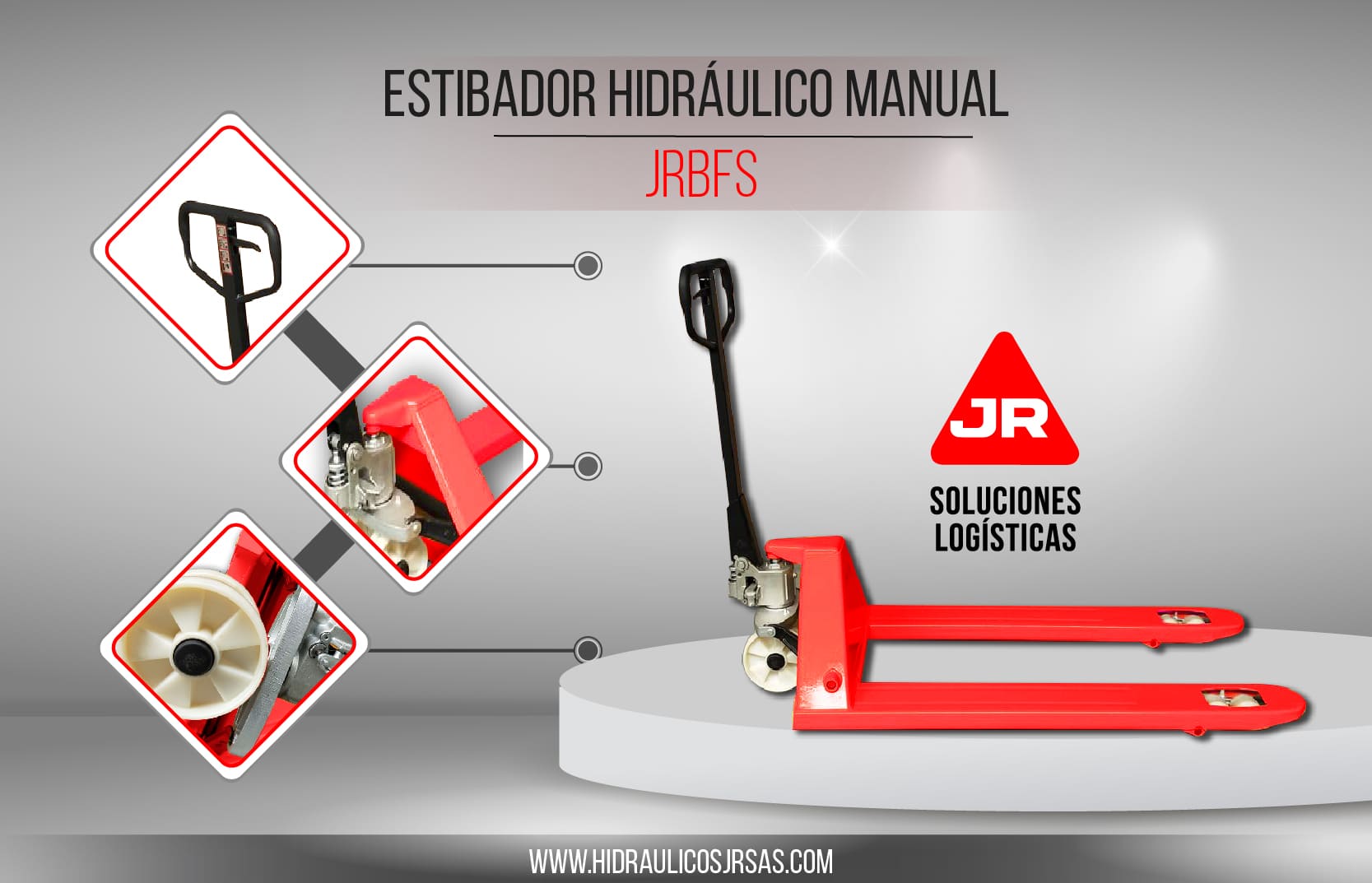 Estibador Hidráulico Manual - JRBFS 