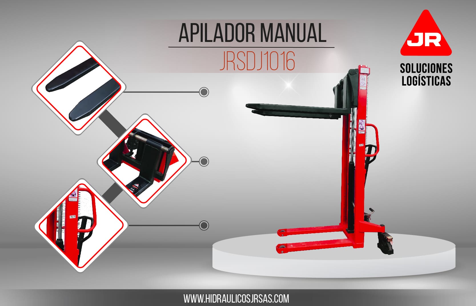 Apilador Manual - Apilador Ref. JRSDJ1016