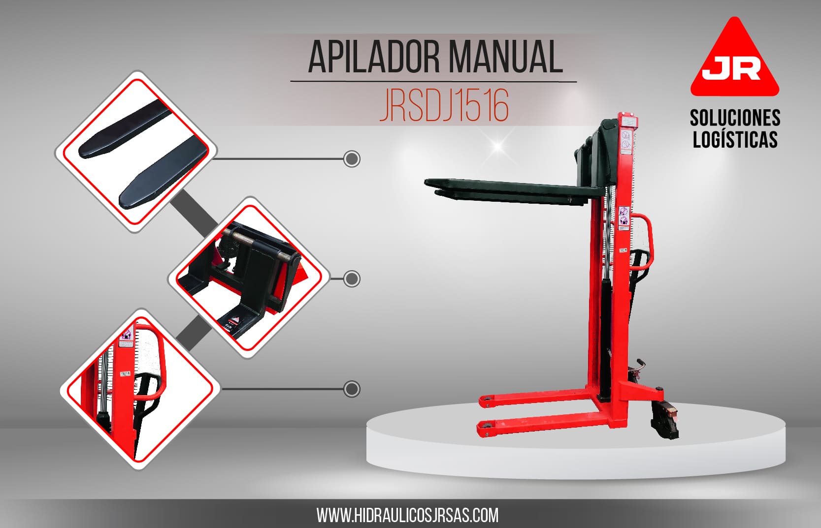 Apilador Manual - Apilador Ref. JRSDJ1516